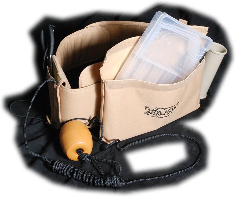 Foreverlast Gen 2 Belt Kit- Large/XLarge, Universal Fishing Belt for Men & Women, Belt Includes Fish Stringer, Pliers, Fishing Rod Holder, Drink Holder, & Removeable Tackle Box, Tan, 33-52" Waist - Image 2